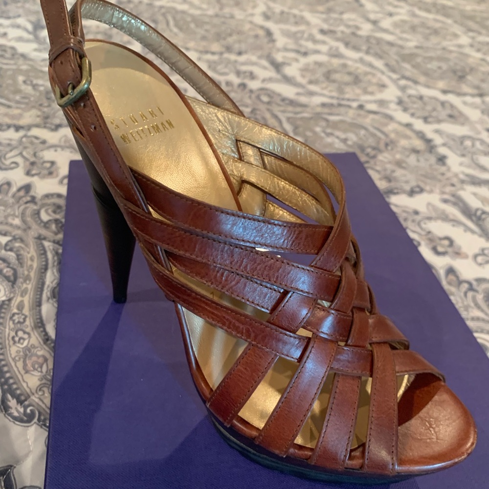 Stuart Weitzman “Spray” platform sandals - NIB